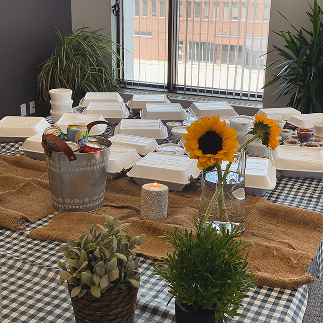 Flowers and Meal